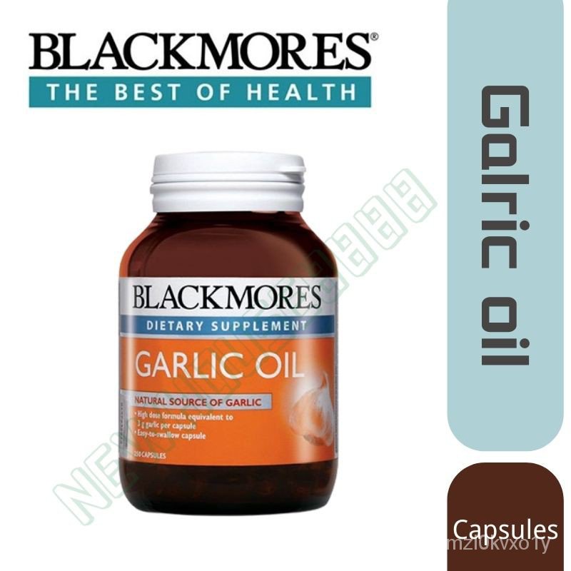 Blackmores Garlic Oil 250 capsules / 250 capsules x 2 bottle exp06/