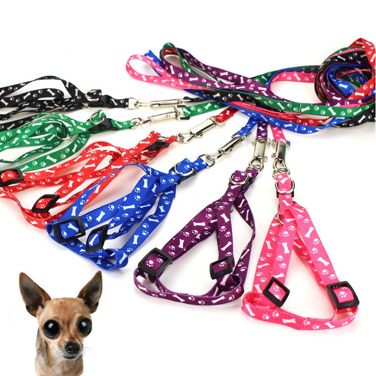 Pet Dog Leash Harness Printed dog chain Shopee Philippines