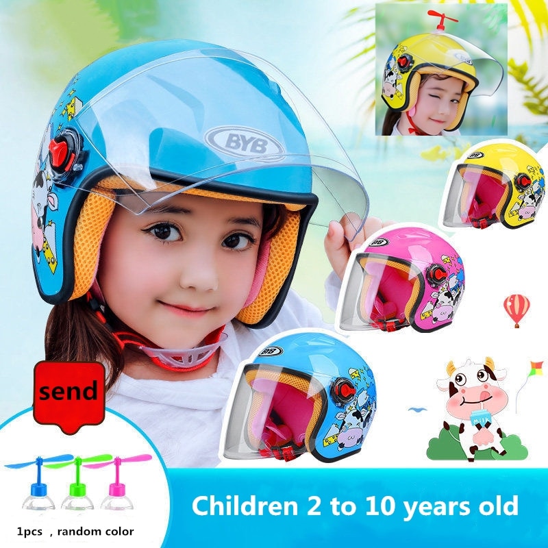 Fashion Children Helmet Motorcycle Helmet Scooter Crash Helmet Boy and Girl Kid Lovely Helmet