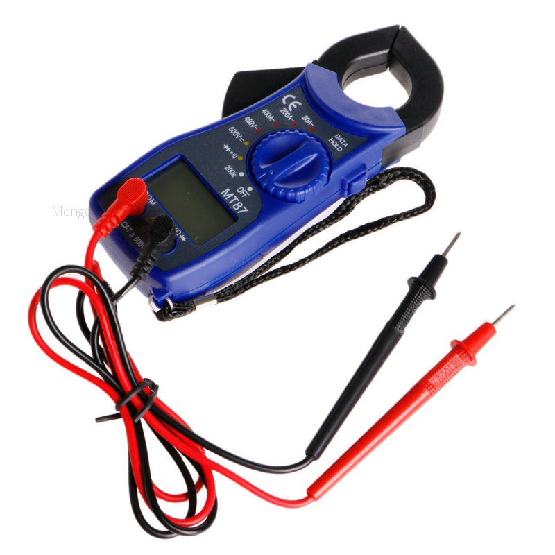 Mengqi LCD Digital Clamp Multimeter Voltmeter Ammeter Ohmmeter Tester