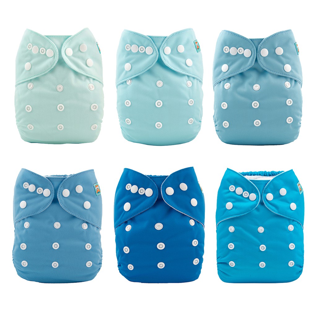 【COD】6PCS Bundle ALVA Baby 3.0 Cloth Diaper 【shell only or select