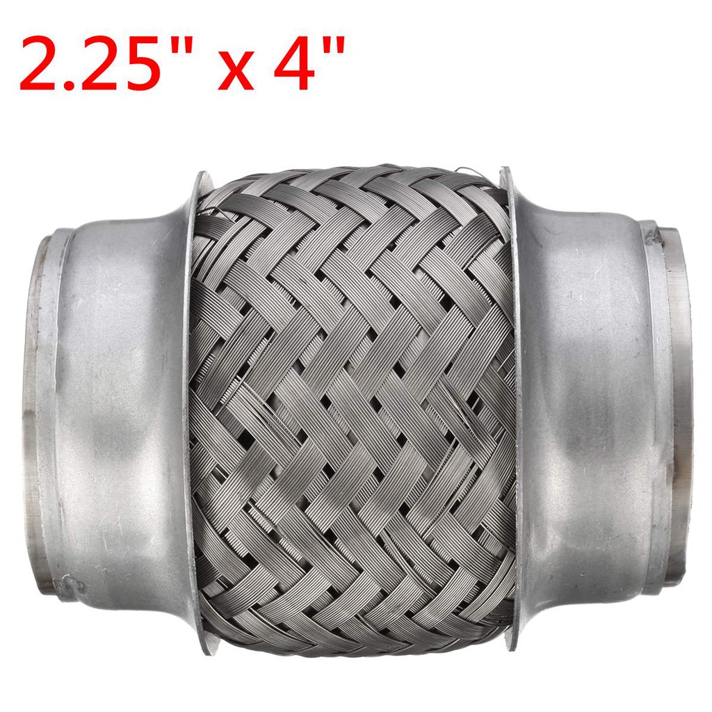 Stainless Steel WeldOn 2.25" x 4" Exhaust Flexible Joint Repair Flexi Pipe tube Flex 57mm X