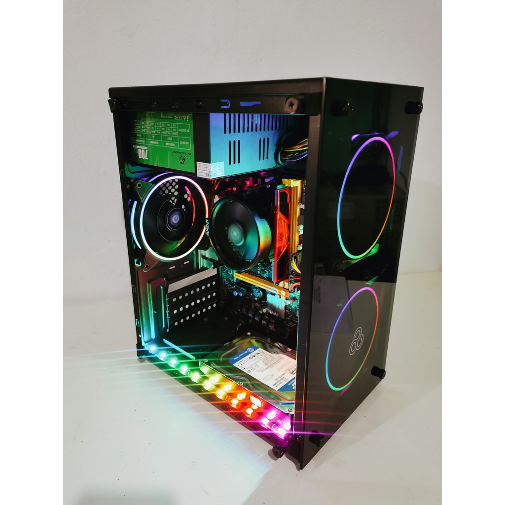 GAMING SYSTEM UNIT [ATHLON 3000G] [8GB RAM] [120GB SSD & 500GB HDD