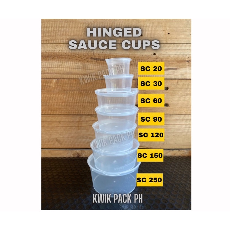 (NEW ITEM) Sauce cups (20ml, 30ml, 60ml, 90ml, 120ml, 150ml, 250ml) Shopee Philippines