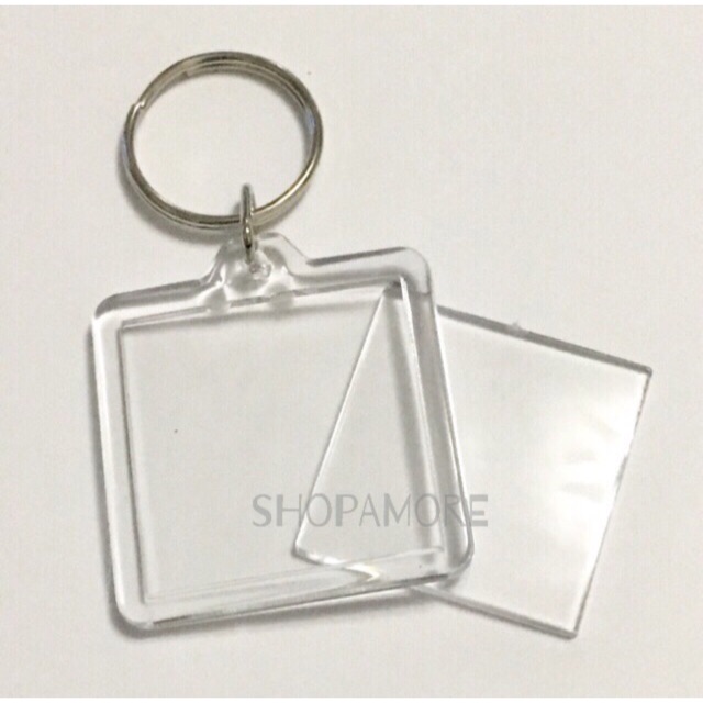 Square Blank Acrylic Photo Insert Keychain (Square) Shopee Philippines