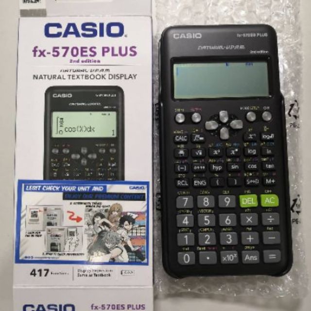 Casio fx 570 es plus 2nd edition calculator ORIGINAL Shopee Philippines