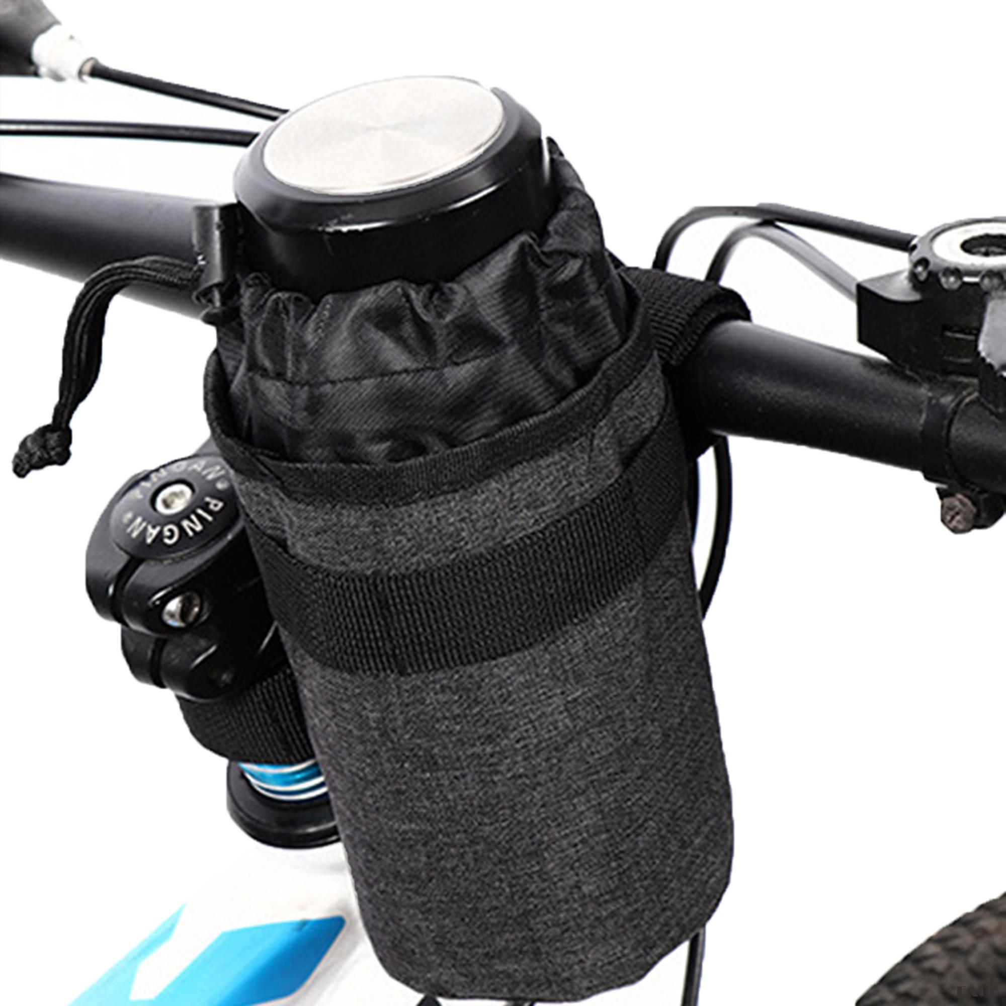 EAU6Bike Handlebar Bottle Bag, Bicycle Stem Insulated Water Bottle