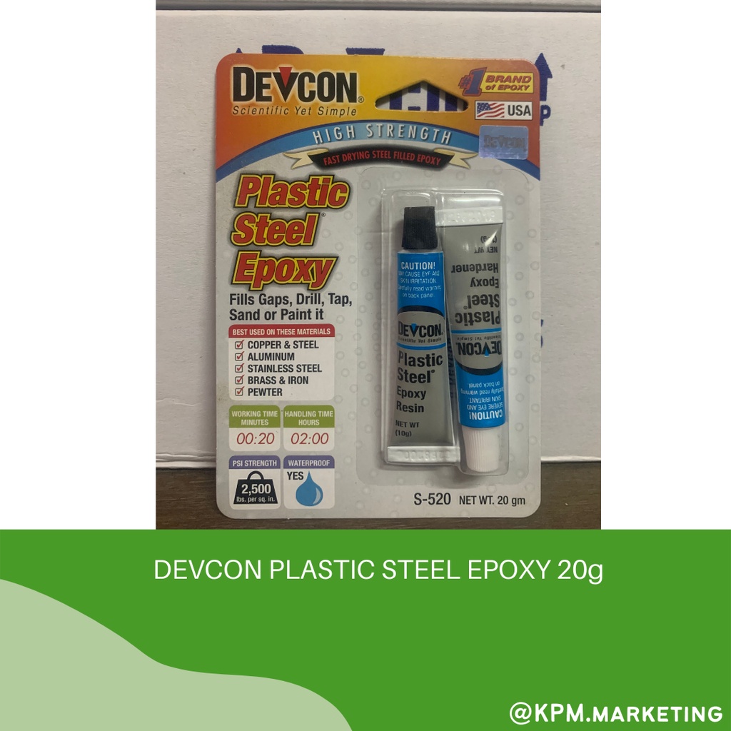 DEVCON plastic steel epoxy 20g / 56.8g Shopee Philippines
