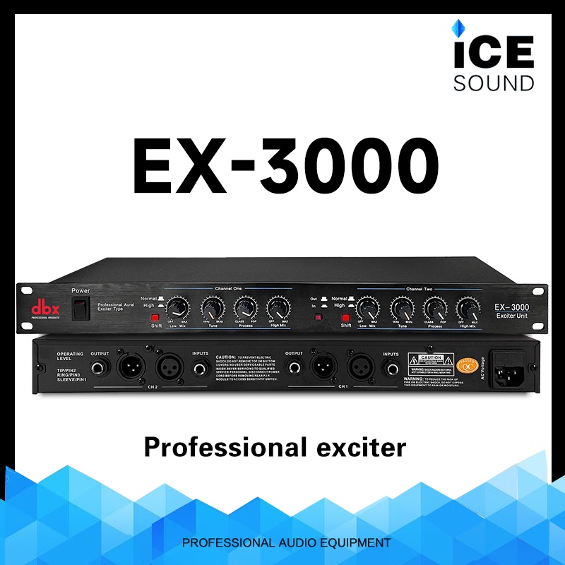 DBX EX3000 Processor Professional Audio Aural Exciter Type EX 3000