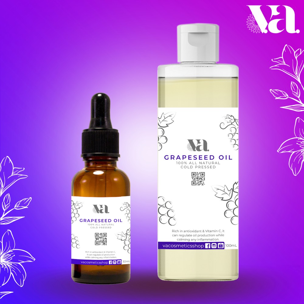 Grapeseed Oil Skin Essentials By V.A. (30ml / 100ml) Shopee Philippines