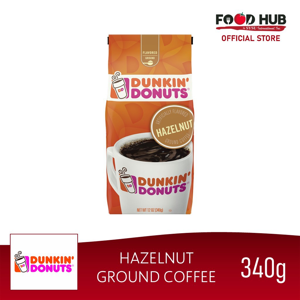 Dunkin' Donuts Hazelnut Ground Coffee 340g Shopee Philippines