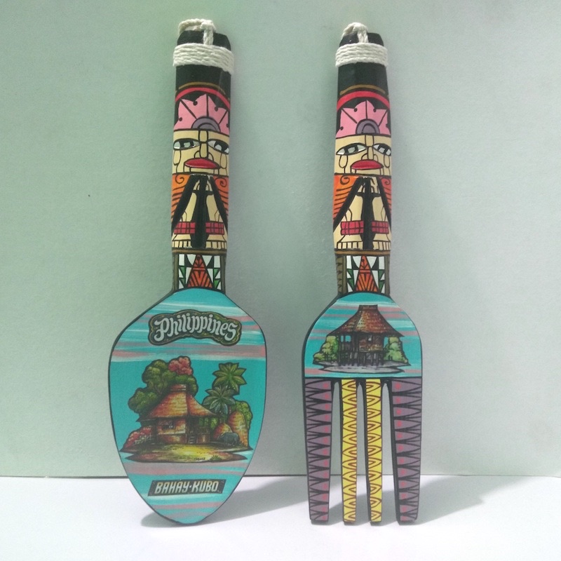 Wooden Spoon and Fork Wall Decor Set Bahaykubo Design Shopee Philippines