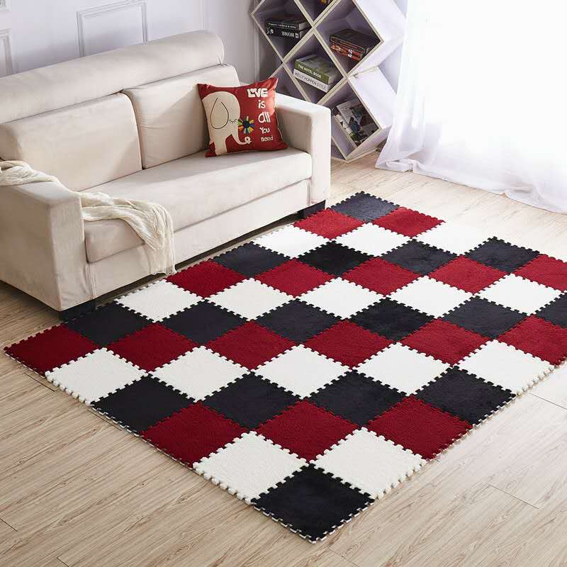 Home Office Use Interlocking Carpet Tiles Puzzle Mat Carpet For Living