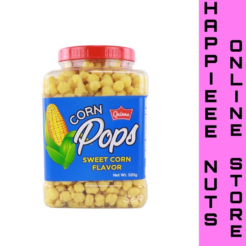Quinns Corn Pops Sweet Corn Flavor Snack 520g Shopee Philippines