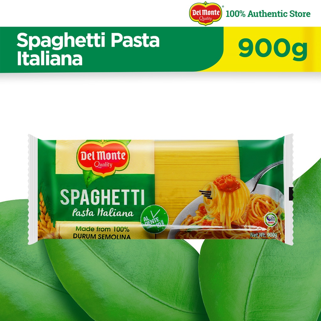 DEL MONTE Spaghetti Pasta Italiana with High Quality Ingredients 900g