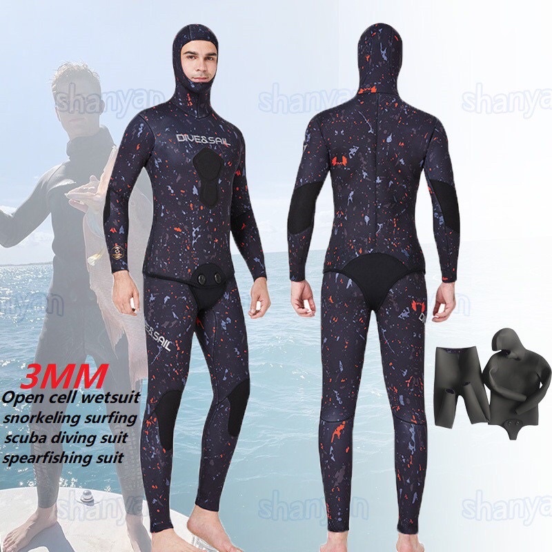 Dive & Sail 3mm Open Cell wetsuit Shopee Philippines