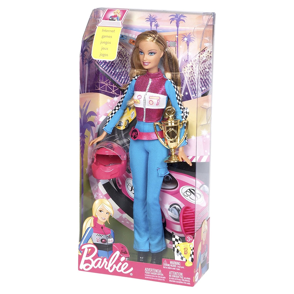 Barbie I Can be a Race Car Driver Doll Shopee Philippines