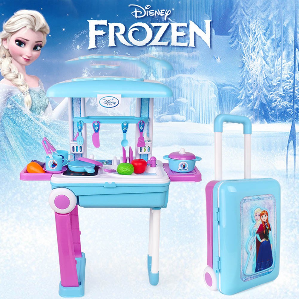 COD Disney Frozen Children's Kitchen Toy Set Simulation Kitchenware