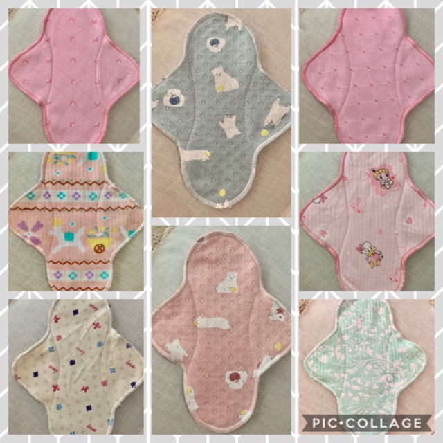 100 Cotton Reusable Washable Cloth Panty Liners Shopee Philippines