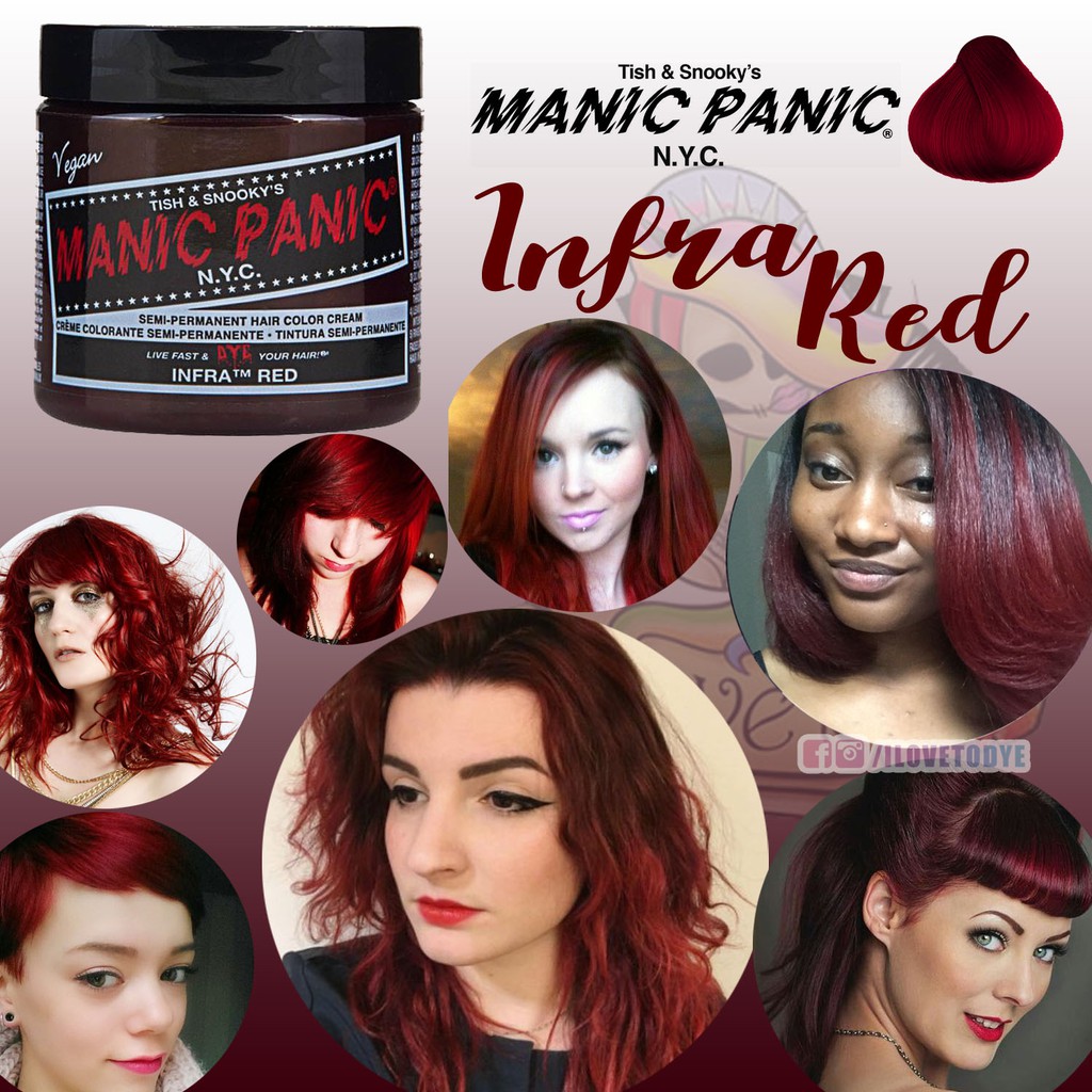 Infra Red Manic Panic Hair Dye Shopee Philippines