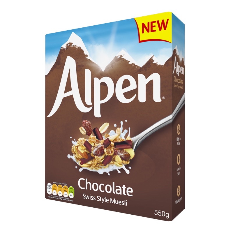 Alpen Chocolate Swiss Style Muesli, 550g Shopee Philippines