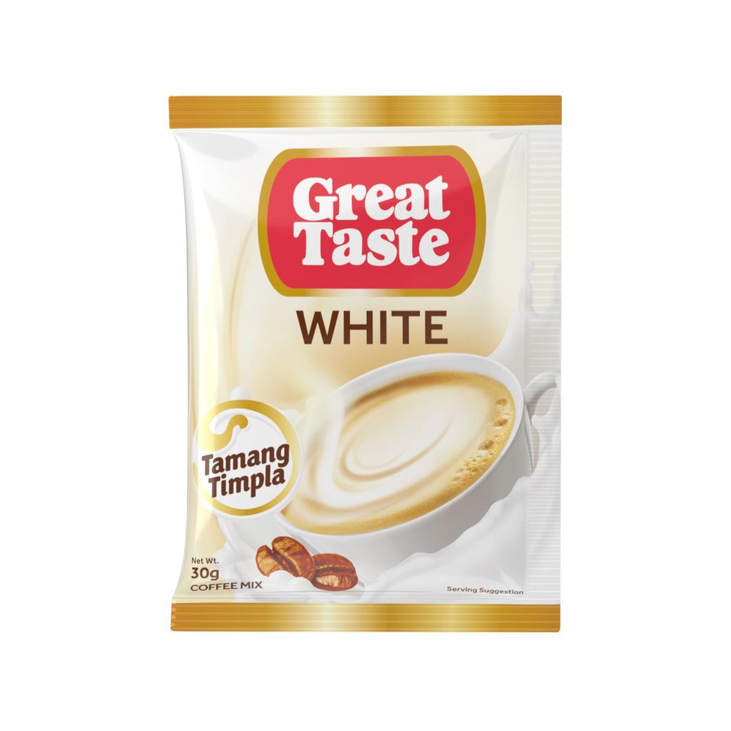 Great Taste White 3In1 Coffee Sachet (10 x 30g) Shopee Philippines