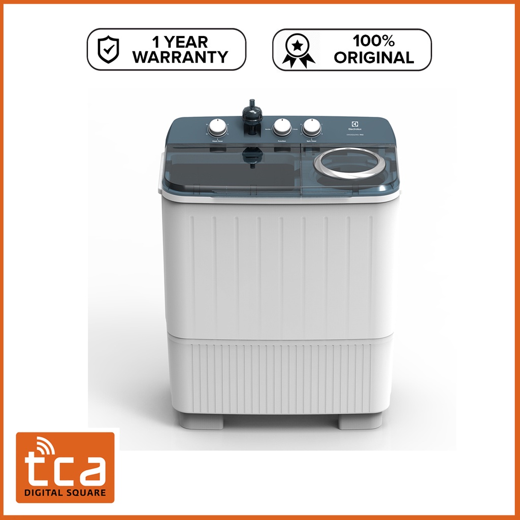 Electrolux EWS10262WA 9kg Washer / 5.6kg Dryer Twin Tub Washing Machine