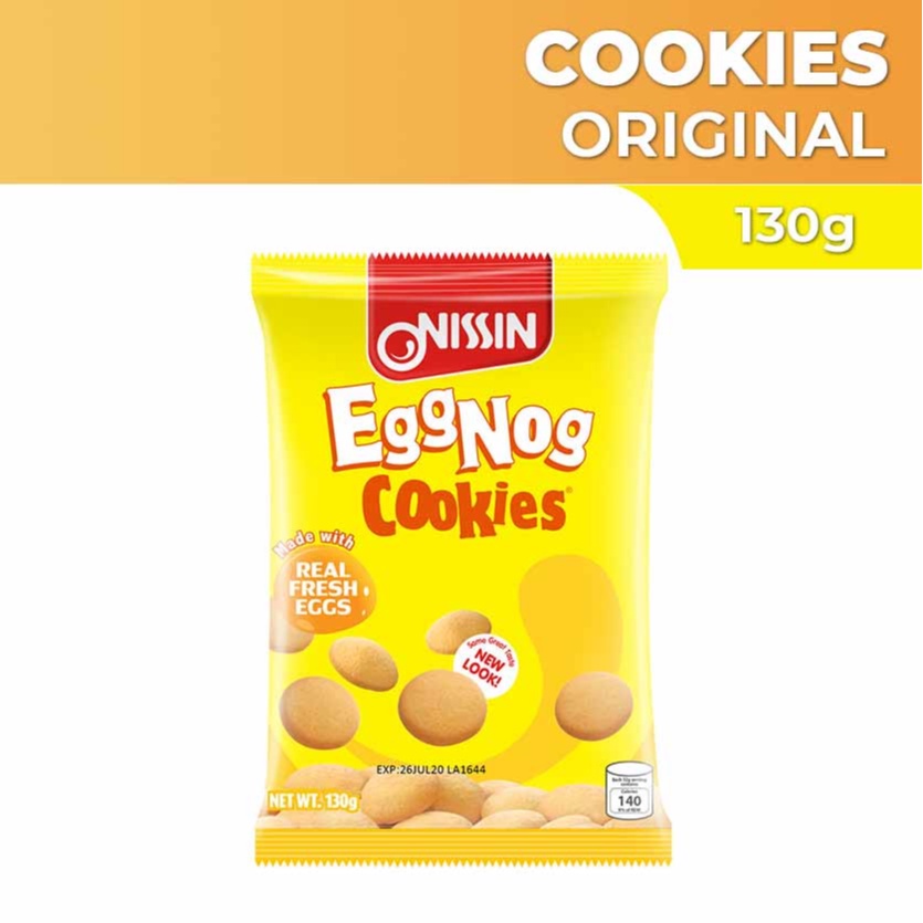 Nissin Eggnog Cookies Family Pack 130g Shopee Philippines