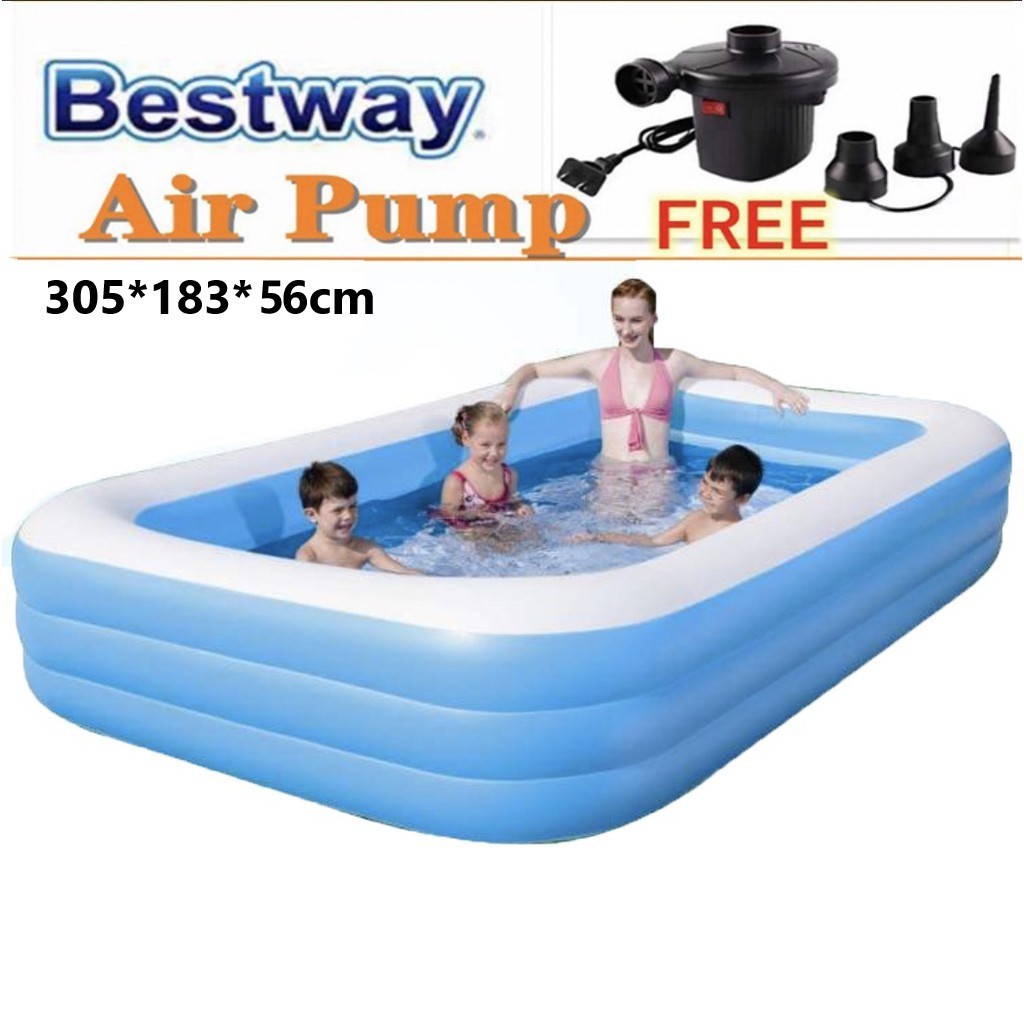 Bestway FREE electric pump adult inflatable and thickened swimming pool