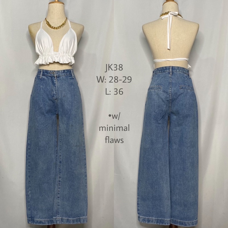 Part 4.2 High Waisted Baggy Jeans/BFJeans/Mom Jeans/Wide Leg/Culottes