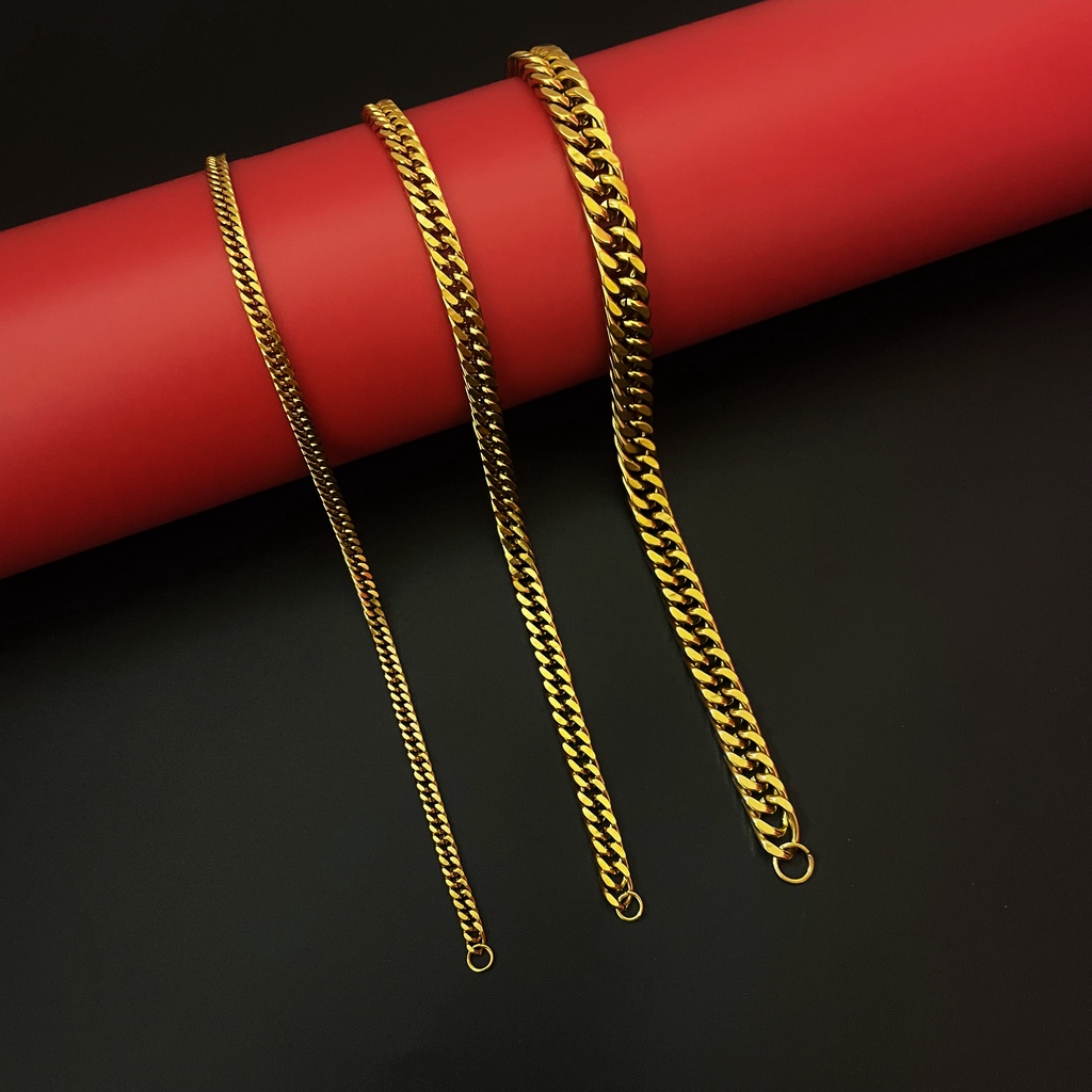 Stainless Cuban Bracelet For Men Gold Plated Bracelet For Men