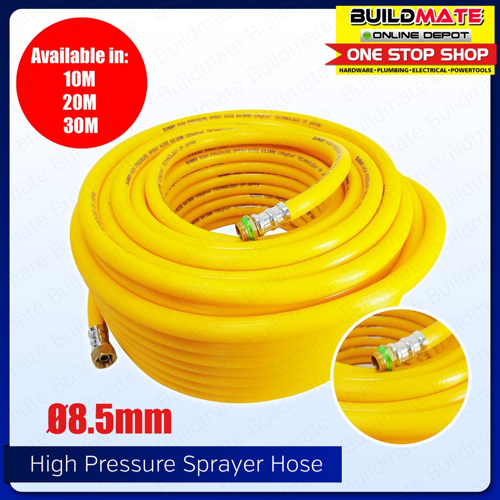 SUNNY 10 Meter High Pressure Sprayer Hose â€¢BUILDMATEâ€¢ Shopee Philippines