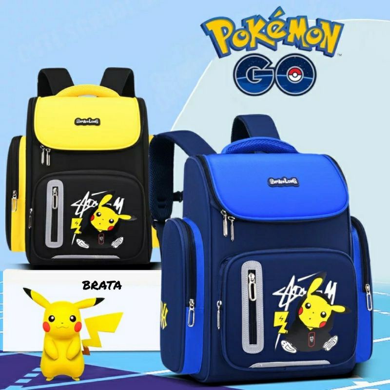 Children School Bag SD Character POKEMON School Bag Children School