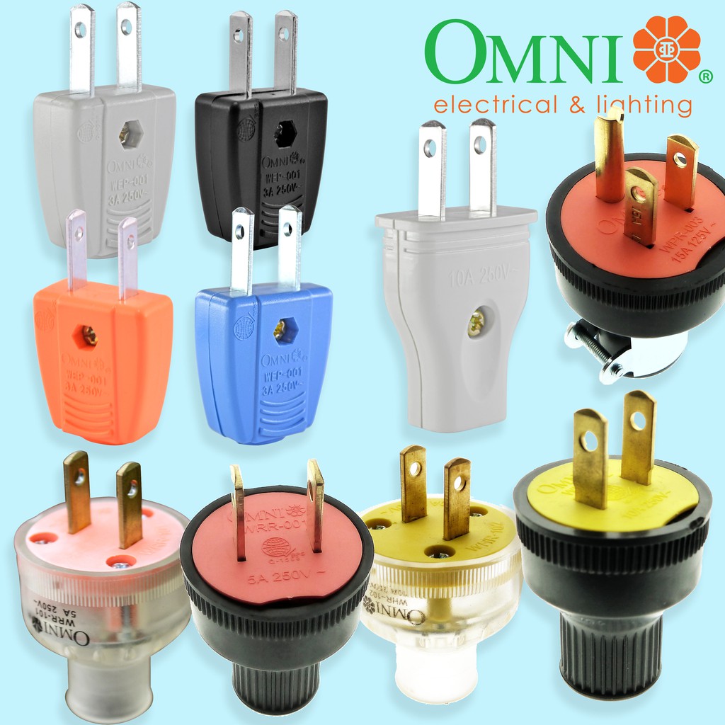 Omni Electrical Plug 3a, 5a, 10a, 15a Shopee Philippines