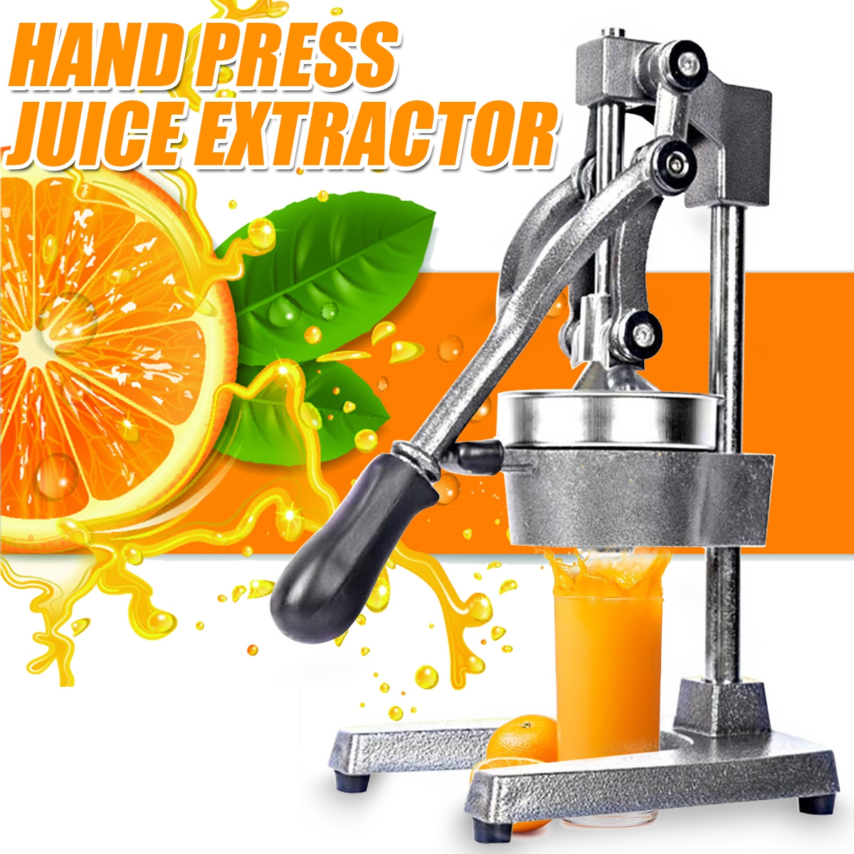Stainless Steel Hand Press Fruits Squeezer Orange Lemon Juicer Lemon