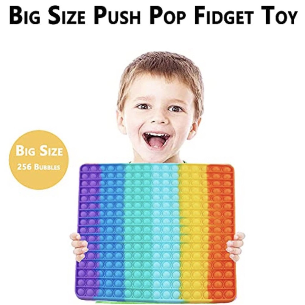 20cm/30cm Pop it fidget toy big size Push Pop Bubble Fidget Sensory