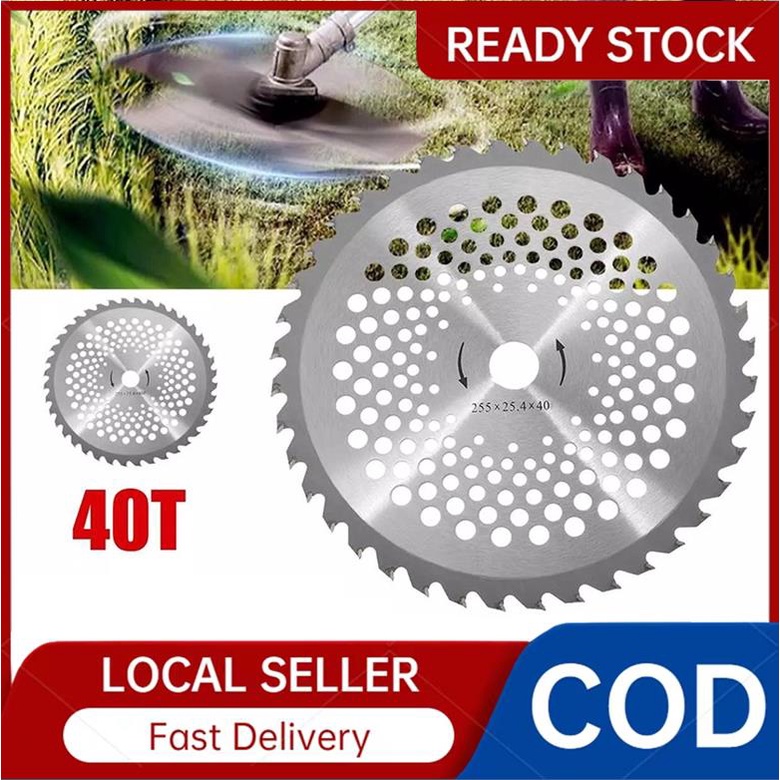 Grass Cutter 40T Carbide Circular Blade Brush Cutter Lawn Mower Blade