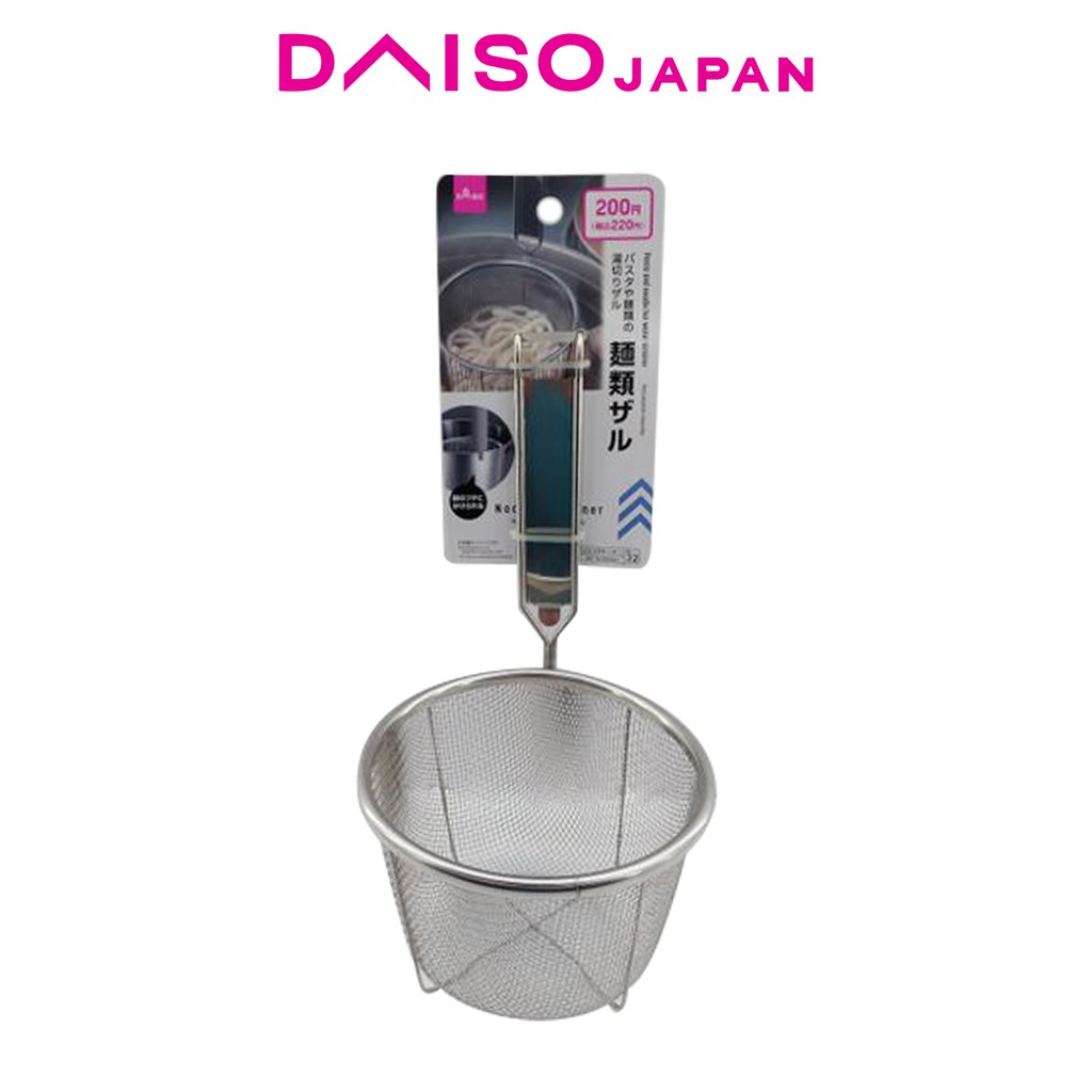 Daiso Pasta & Noodle Stainless Steel Strainer Shopee Philippines