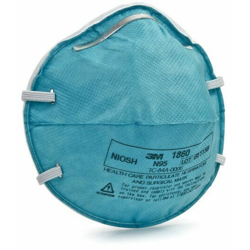 Authentic 3M™ Health Care Particulate Respirator and Surgical Mask 1860