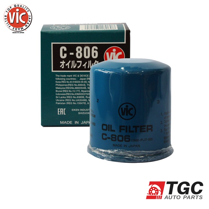 Vic Oil Filter for Honda Civic City Crv C806 Shopee Philippines