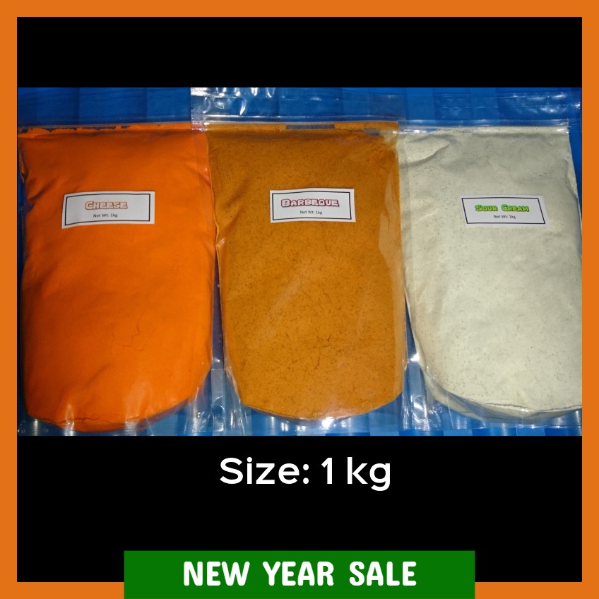 1kg WHOLESALE Potato Corner Flavors Fries Cheese powder Shopee