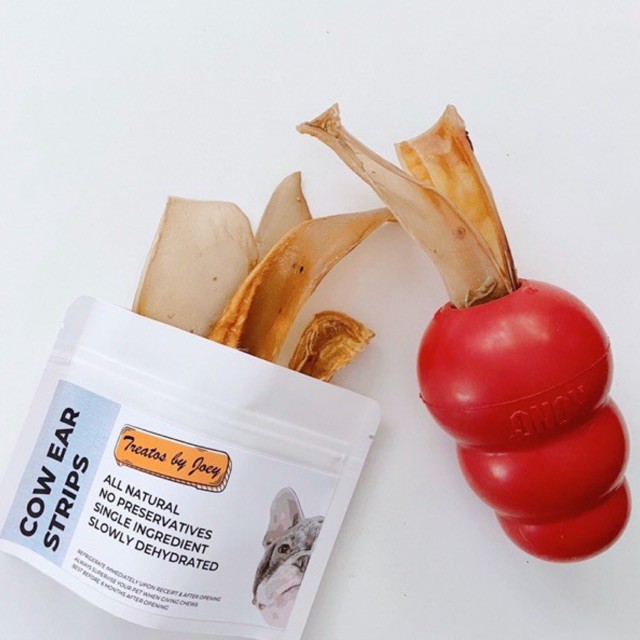 All Natural Dehydrated Cow Ear Strips for Dog Chew Shopee Philippines