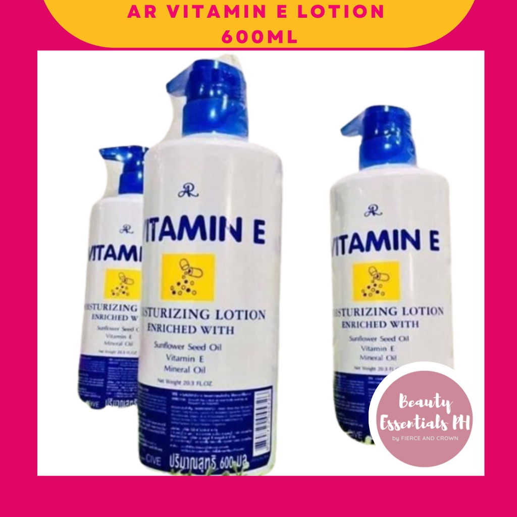 AR VITAMIN E MOISTURIZING LOTION 600ML Shopee Philippines