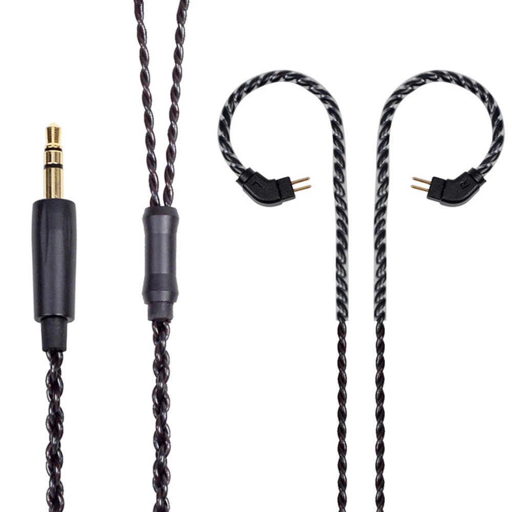 TRN 2 Pin 0.75mm Connector Replacement Earphone Cable Earphone Upgrade