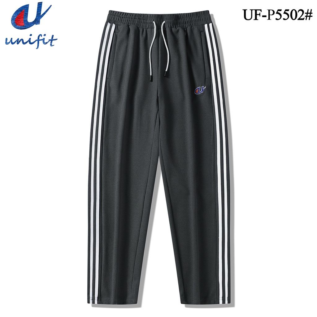 UNIFIT Waffle Striped Jogging Pants Men's Fashion Jogger Casual Walker