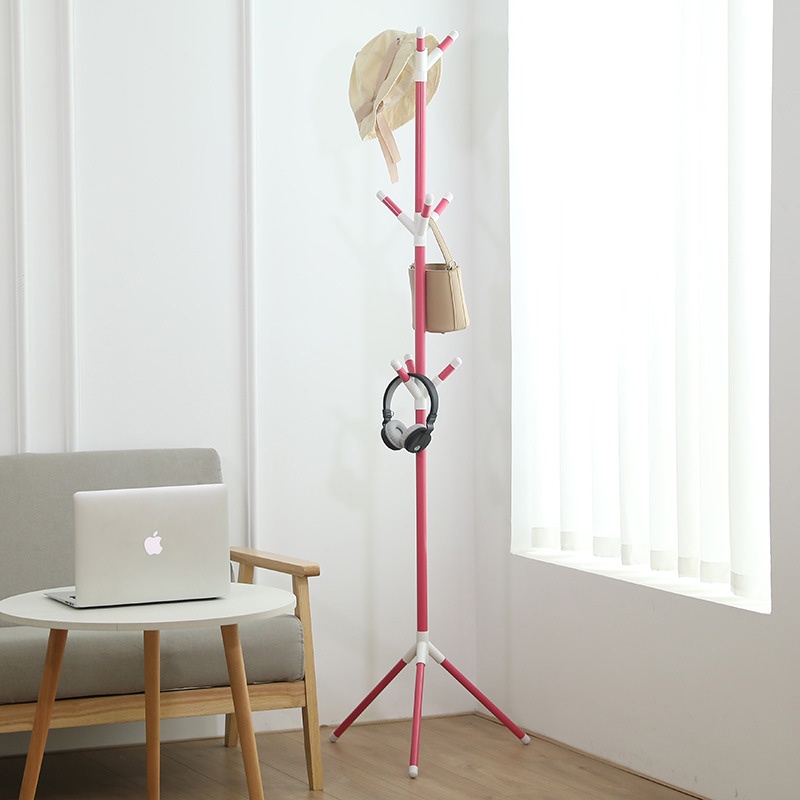 Coat rack floor vertical multifunction rack bedroom living room simple