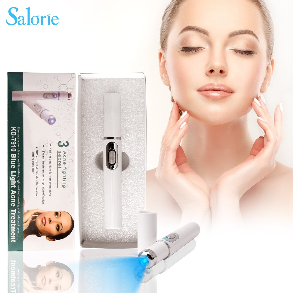 Laser Pen Blue Light Therapy Varicose Veins Acne Scar Wrinkle Dead Skin