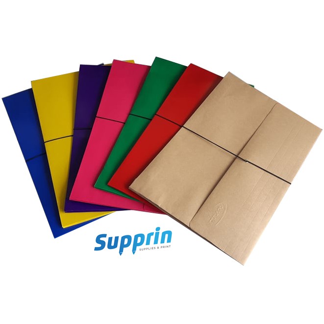 Expanding Envelope, Long (10" x 15"), with Garter, Five (5) pcs