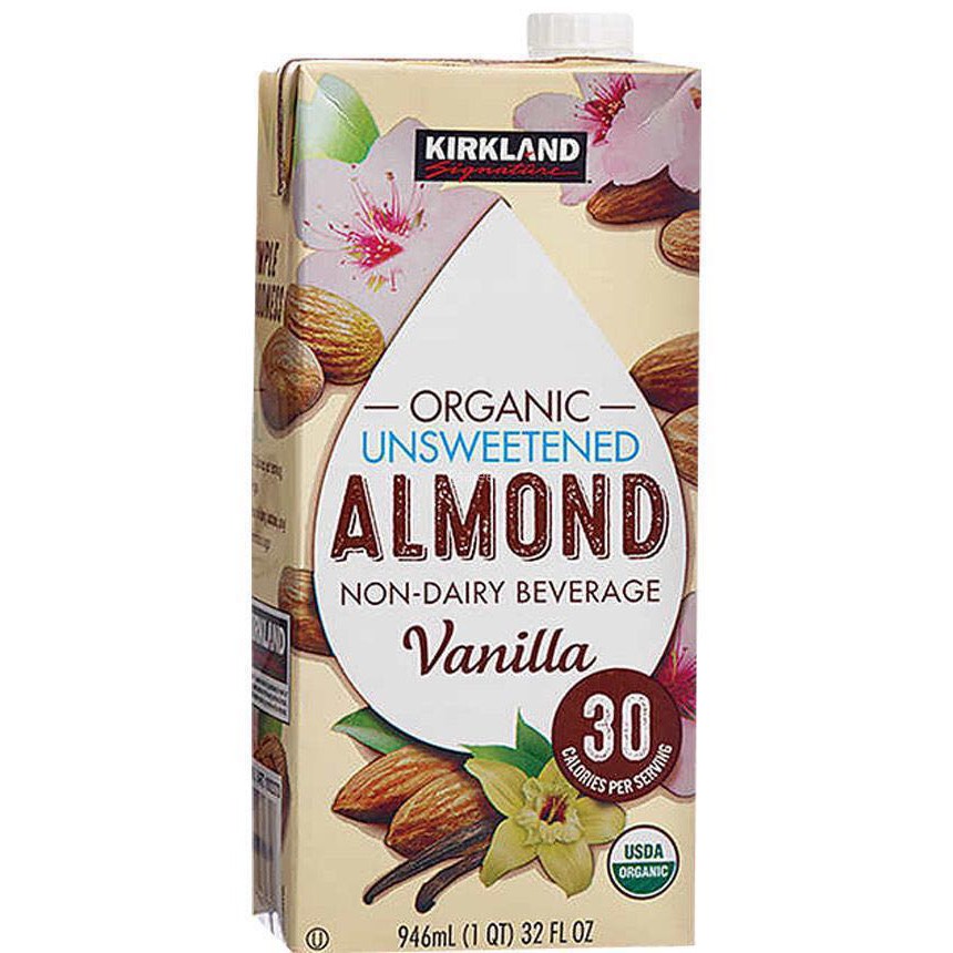 Kirkland Unsweetened Almond Milk Nutrition Facts Blog Dandk