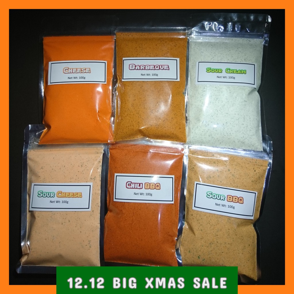 100g Potato Corner Flavors Fries Popcorn Nacho Cheese Powder Shopee